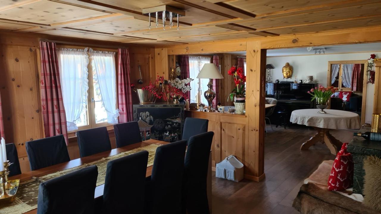 Chesa Prema Bed & Breakfast - Restaurant Disentis Extérieur photo